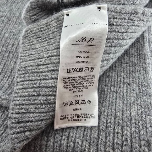 MR PORTER BEANIE AND MUFFLER SET [100% WOOL] main image 7